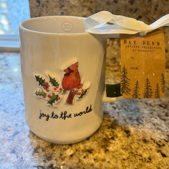 Rae Dunn | Dining | Rae Dunn Christmas Mug With Cardinal And Holly Joy ...
